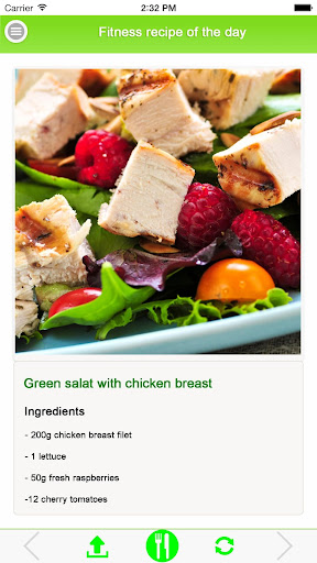 【免費健康App】Fitness Recipe of the day-APP點子