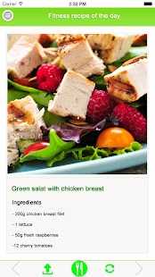 Fitness Recipe of the Day Screen 2