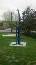 Blue Sculpture