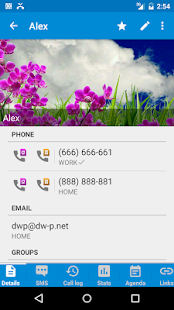  DW Contacts & Phone & Dialer – Vignette de la capture d'écran  