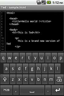 Ted Text Editor