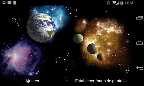 Screenshot 3D Space Live Wallpaper Full v1.62