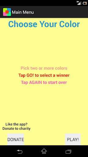 【免費生產應用App】Choose your Color-APP點子