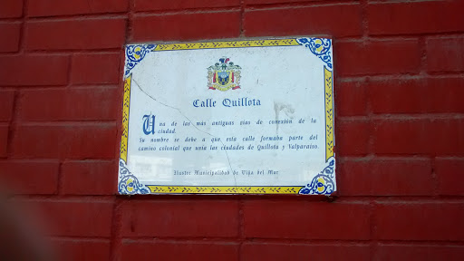 Placa Calle Quillota