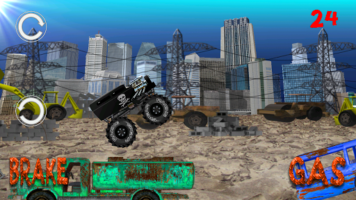 【免費賽車遊戲App】Monster Truck Junkyard 2-APP點子