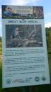 Great Blue Heron Birding Trail Marker