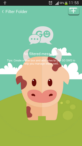 【免費娛樂App】GO短信加强版可爱的奶牛-APP點子