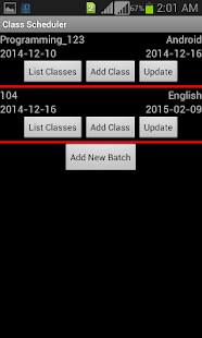 Lastest Class Scheduler APK for Android
