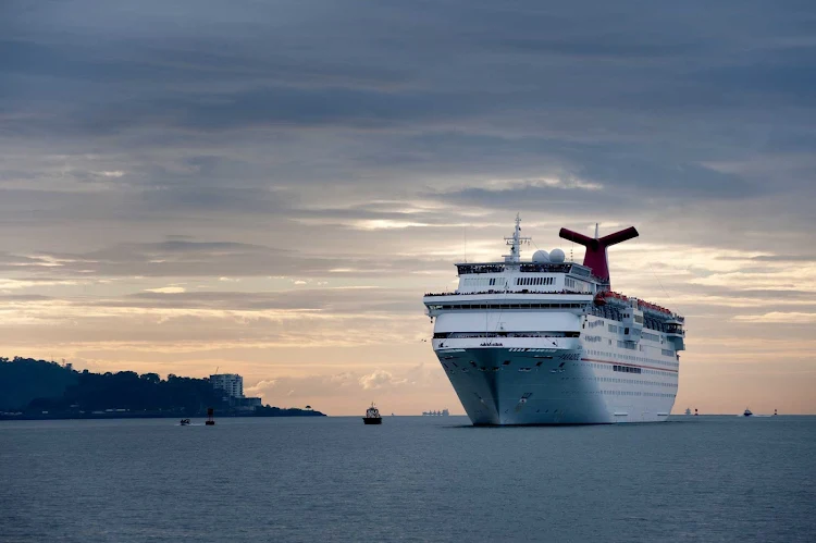 Carnival Paradise in Panama. She now sails to the Caribbean. 
