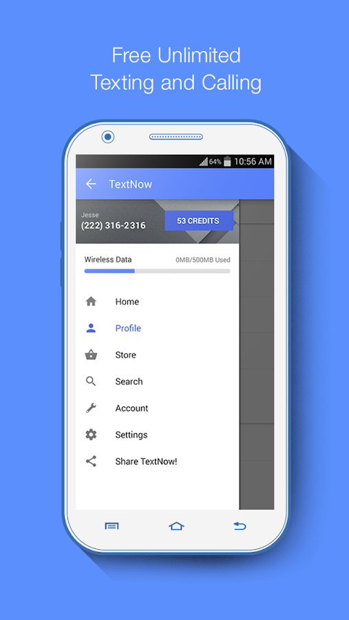 TextNow - free text + calls - Android Apps on Google Play