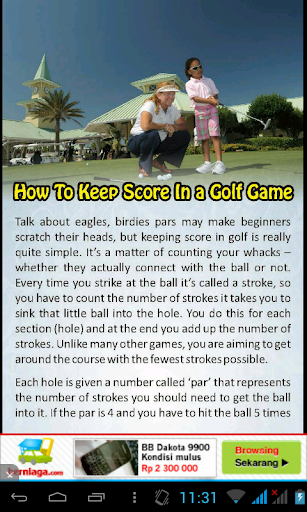 【免費運動App】Beginner Guide To Playing Golf-APP點子