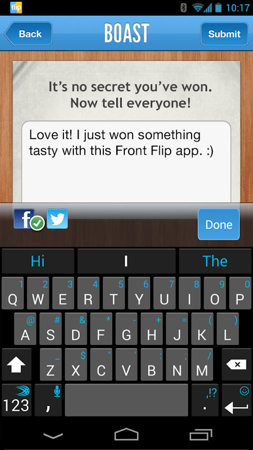   Front Flip – Capture d'écran 
