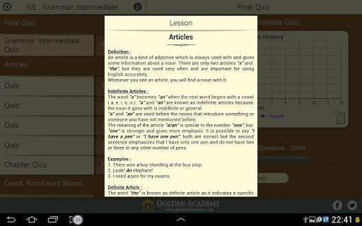 【免費教育App】Grammar Expert : Intermediate-APP點子