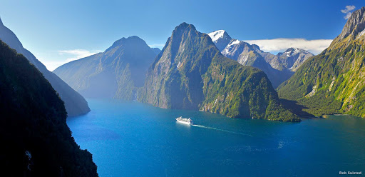 Milford Sound was dubbed the Eighth Wonder of the World by Rudyard Kipling. Skimming along sheer rock walls as tall as 4,900 feet, some waterfalls begin so high up they never reach the sea.