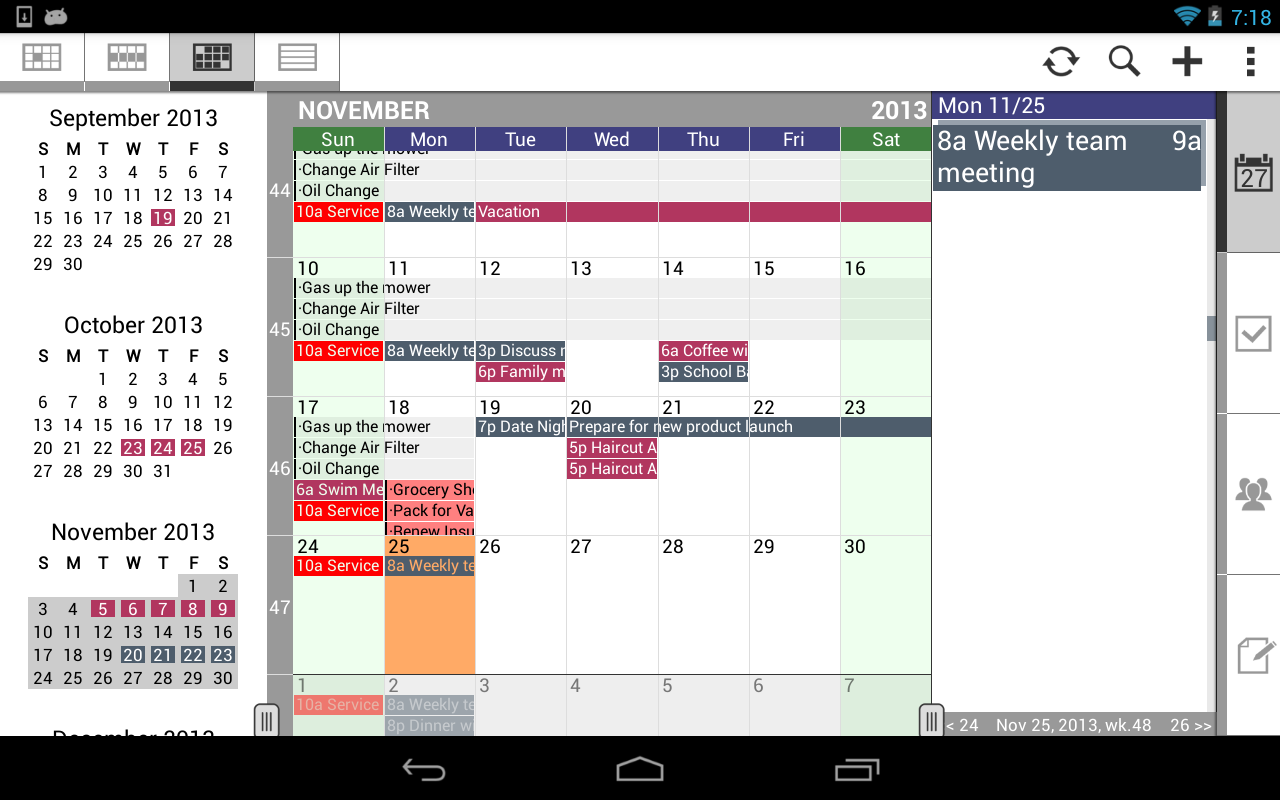 Pocket Informant 3 - screenshot