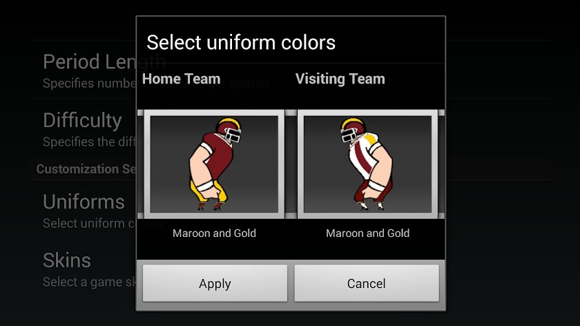 Football Game Screen 2