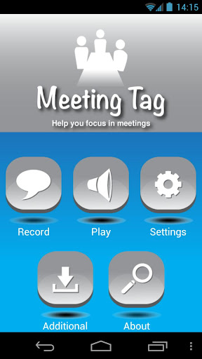 Meeting Tag - Meeting Recorder