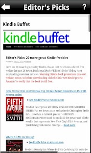 Kindle Buffet - Free eBooks