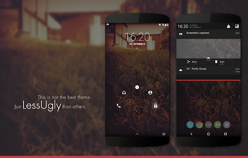 How to install LessUgly CM11 Theme patch 2.2.1 apk for laptop