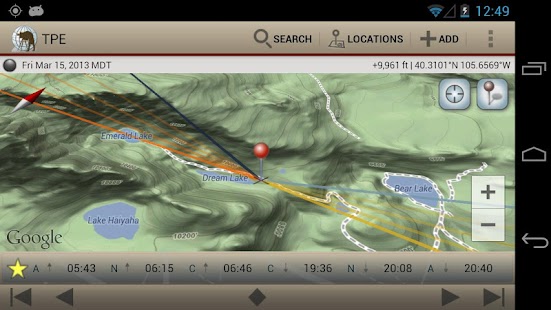 The Photographer's Ephemeris - screenshot thumbnail