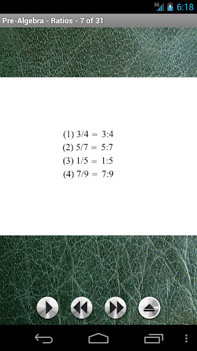 PreAlgebra - RATIOS