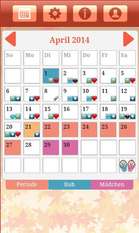 Eisprung Regel Kalender – Android-Apps auf Google Play