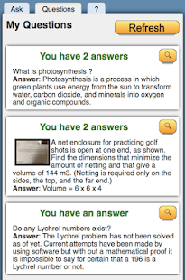 Homework answers app