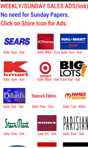 Weekly Sales Ads Lookup