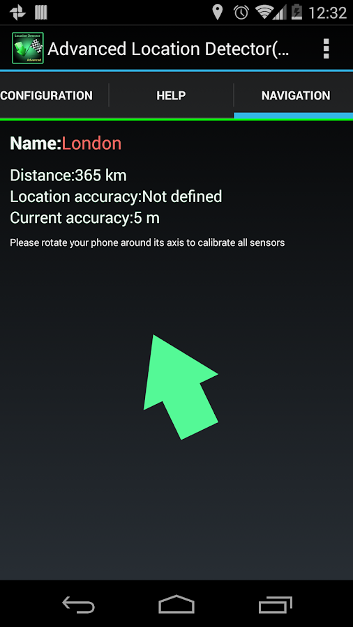    AdvancedLocationDetector (GPS)- screenshot  