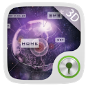 3D Bliss space GO Locker Theme mobile app icon
