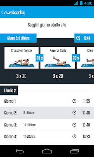 Runtastic Six Pack Addominali Screenshot