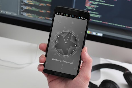 Star HD Analog Clock LWP - náhled