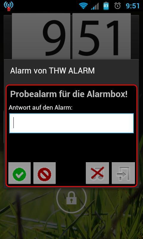 Android application Donate alarm box version screenshort