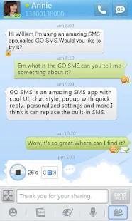 GO SMS Pro GO1.0 Theme - screenshot thumbnail