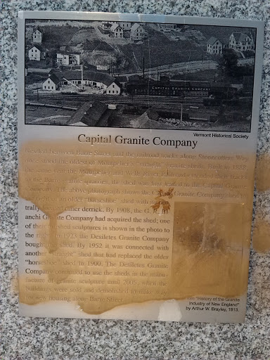 Capital Granite Company Plaque