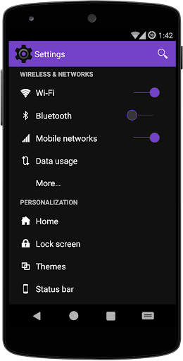 免費下載個人化APP|DarkOut Purple CM12/CM11 Theme app開箱文|APP開箱王