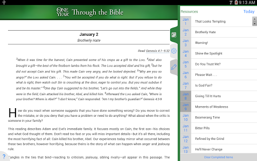 【免費書籍App】One Year® Thru the Bible Devo-APP點子