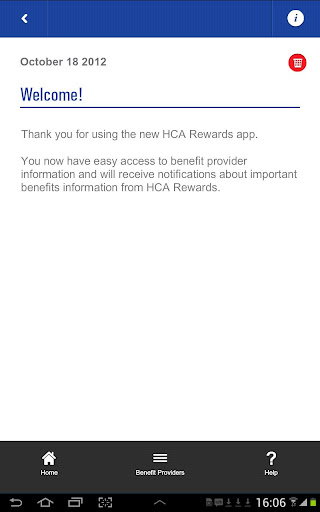 HCA Rewards Tablet