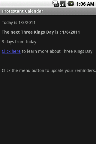 Protestant Calendar Screen 3