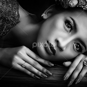 empty mind by Didit Aryono - Black & White Portraits & People