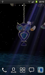 3D Owl Pendant Live Wallpaper Screenshots 2
