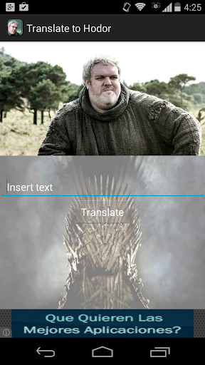 Translate to Hodor