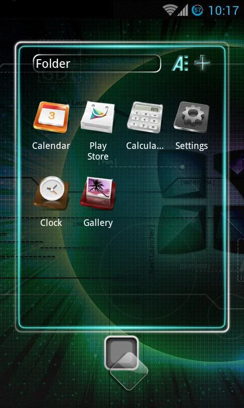 Classic Next Launcher 3D Theme - screenshot