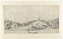 Gestrande walvis bij Noordwijk op 28 december 1614