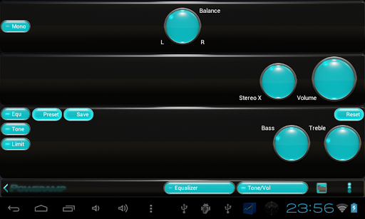 【免費娛樂App】Poweramp skin light blue droid-APP點子