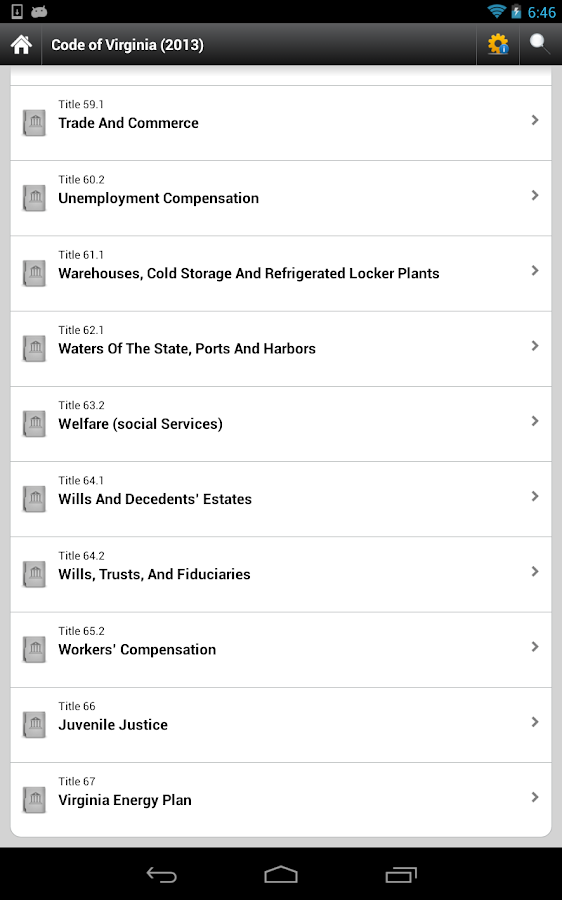 Code of Virginia, VA Laws 2018 Android Apps on Google Play