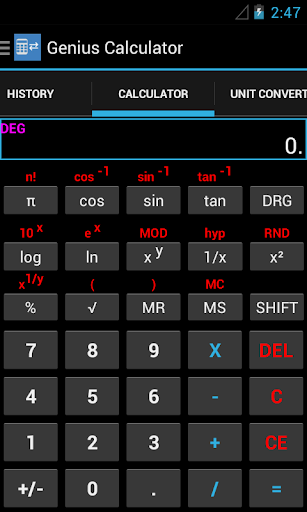 Genius Calculator widgets