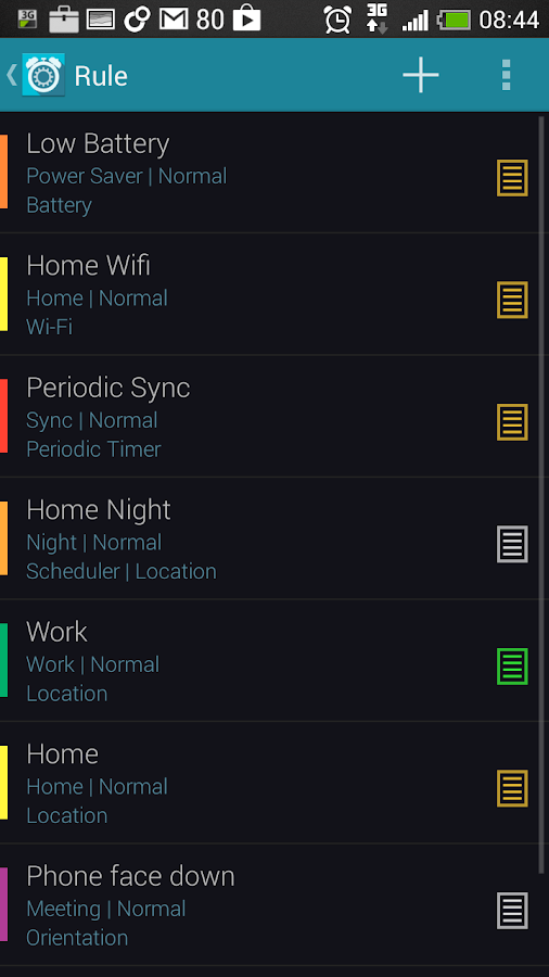 Profile Scheduler+ - screenshot