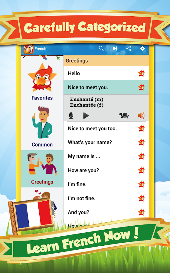 learn french contains over 800 commonly used french phrases and ...