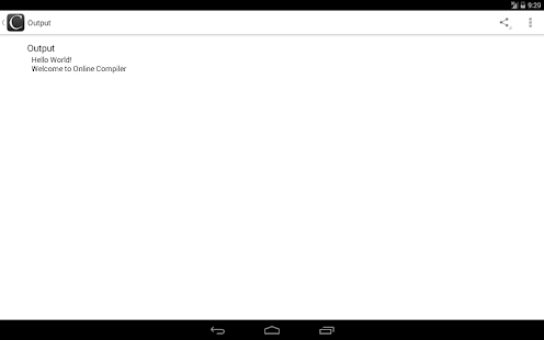  Online Compiler- 스크린샷 미리보기 이미지  